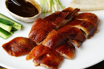 Fototapete Peking Peking-Ente Pfannkuchen asiatische Küche  © JosefYanga