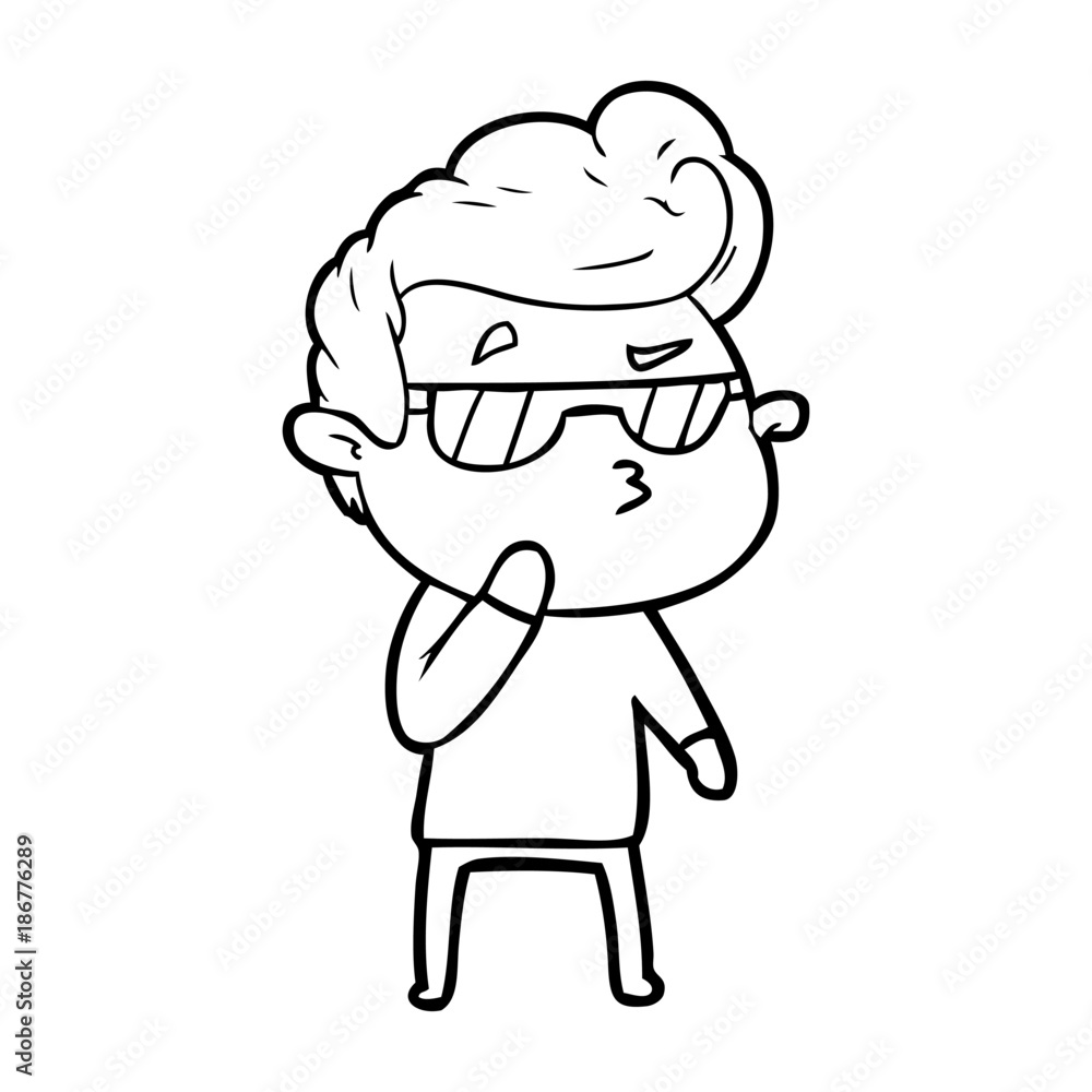 cartoon cool guy cartoon cool guy