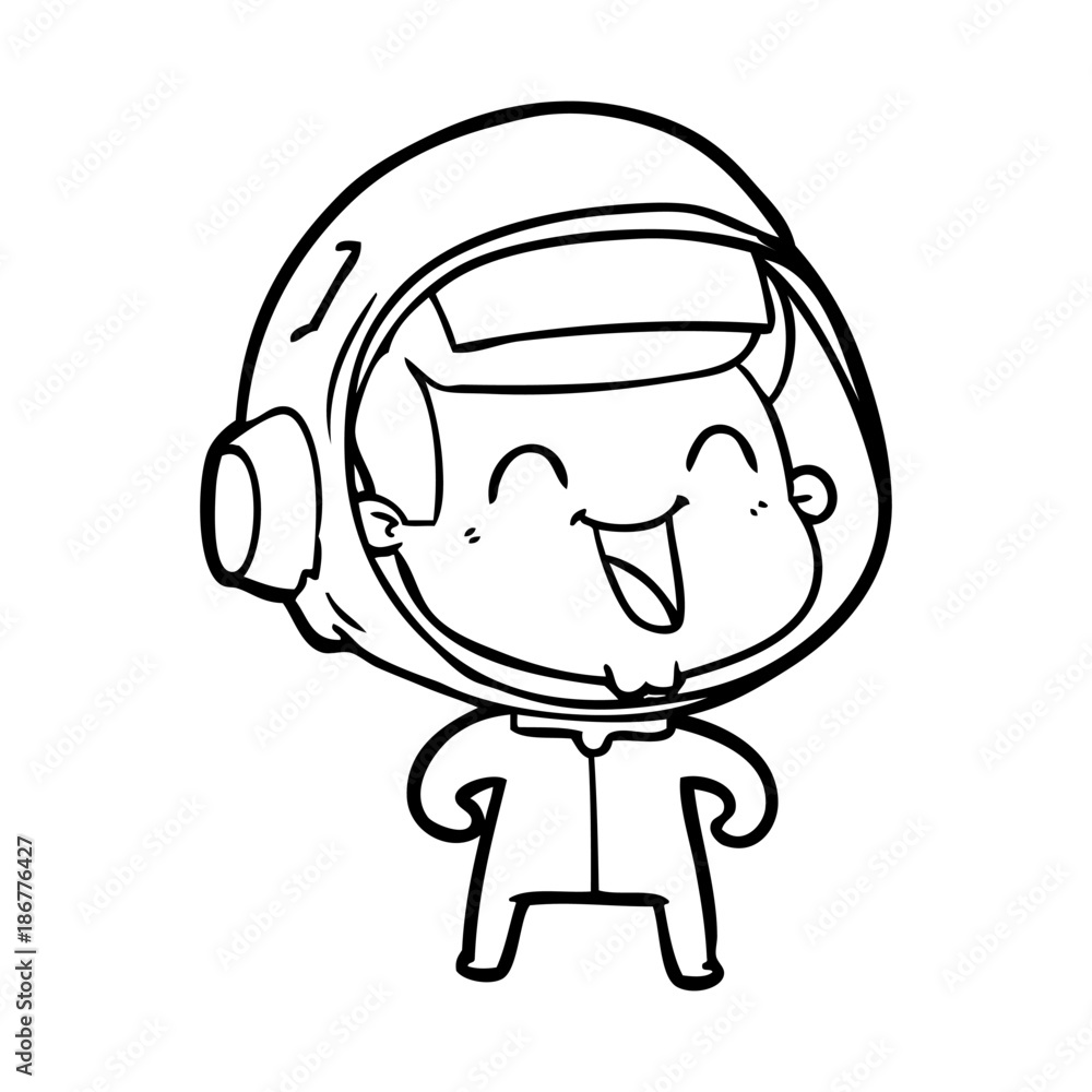 happy cartoon astronaut happy cartoon astronaut