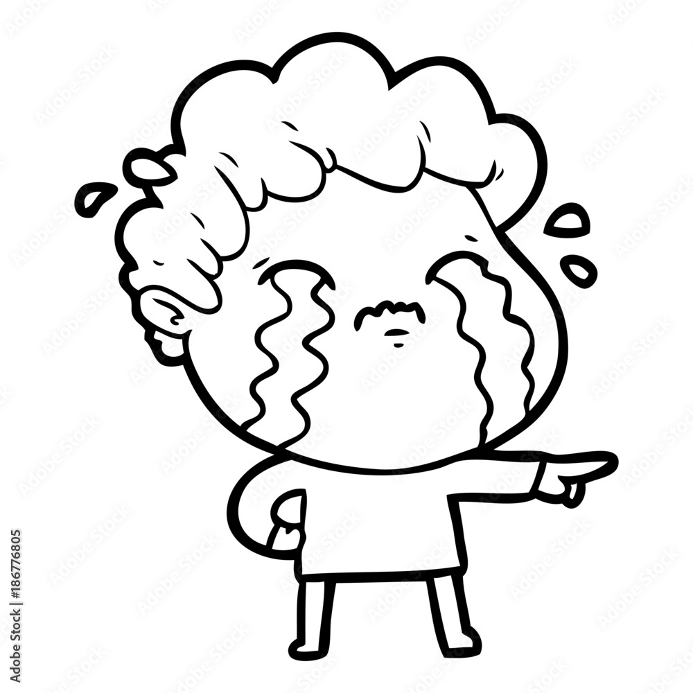 cartoon man crying cartoon man crying