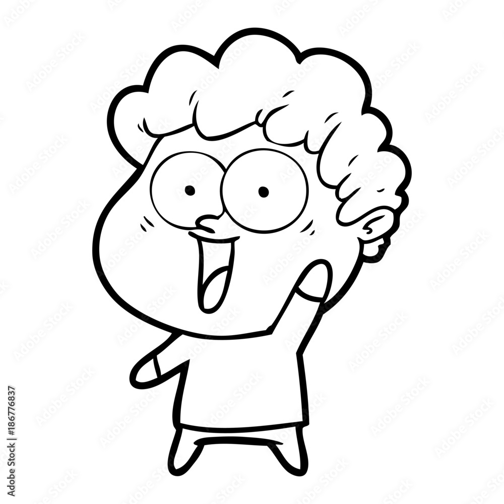 cartoon happy man cartoon happy man