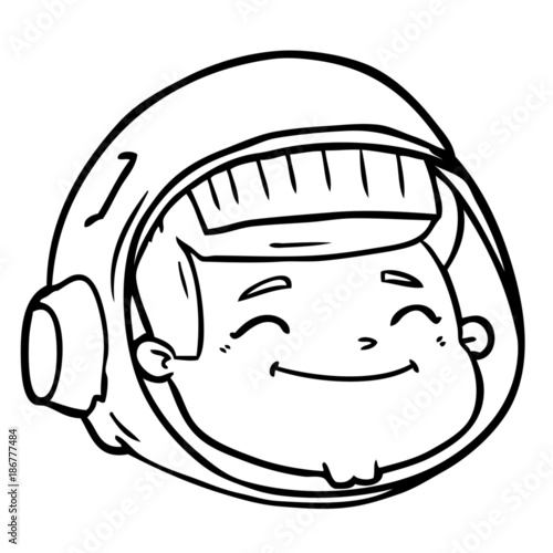 cartoon astronaut face