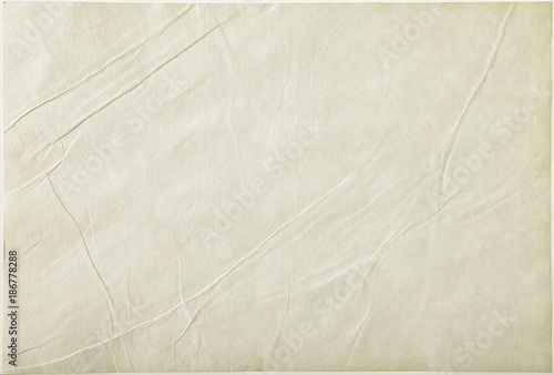 Old Yellow sheet of paper folded