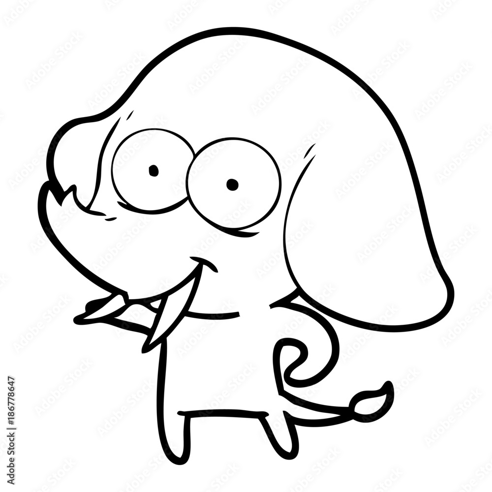 happy cartoon elephant happy cartoon elephant