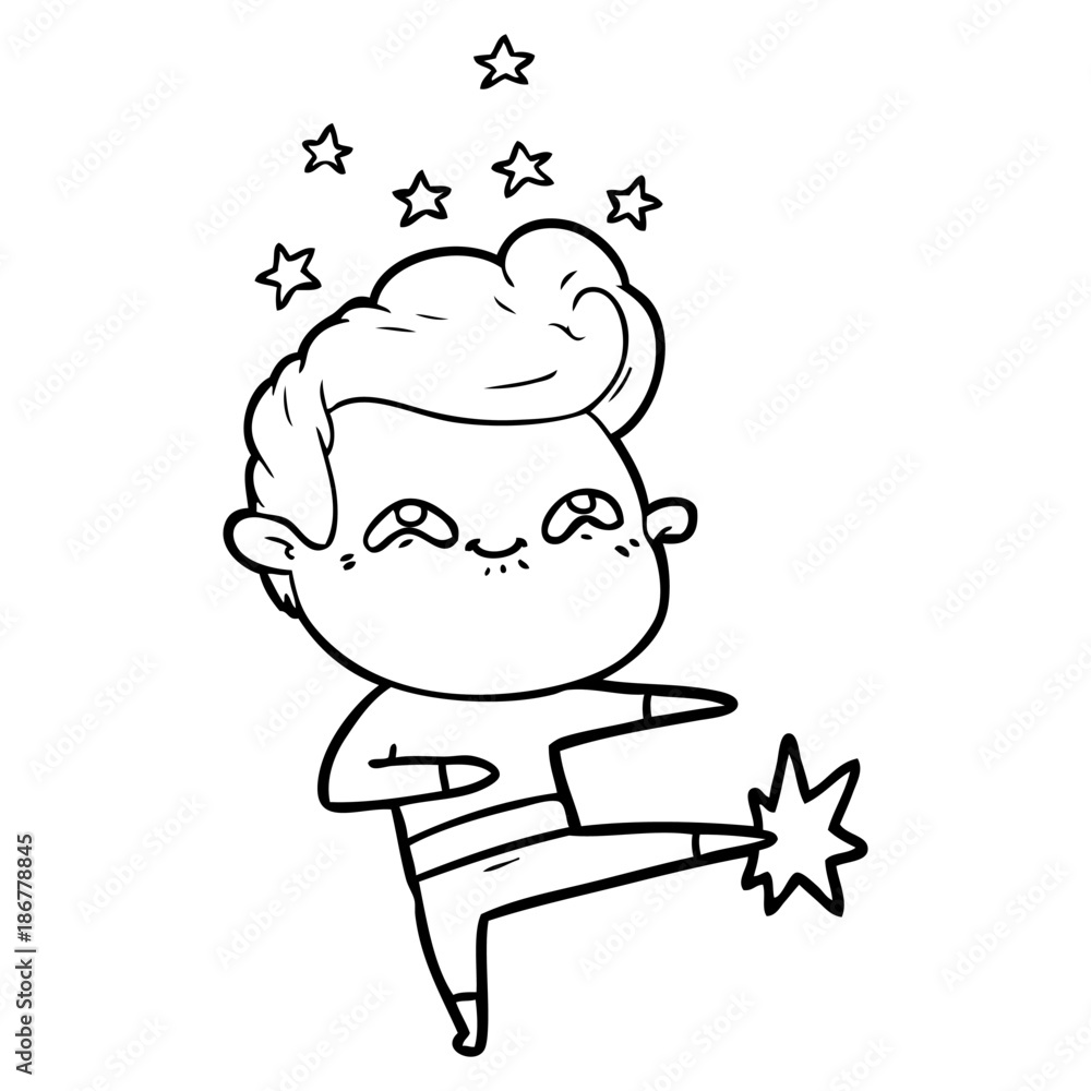 cartoon excited man cartoon excited man