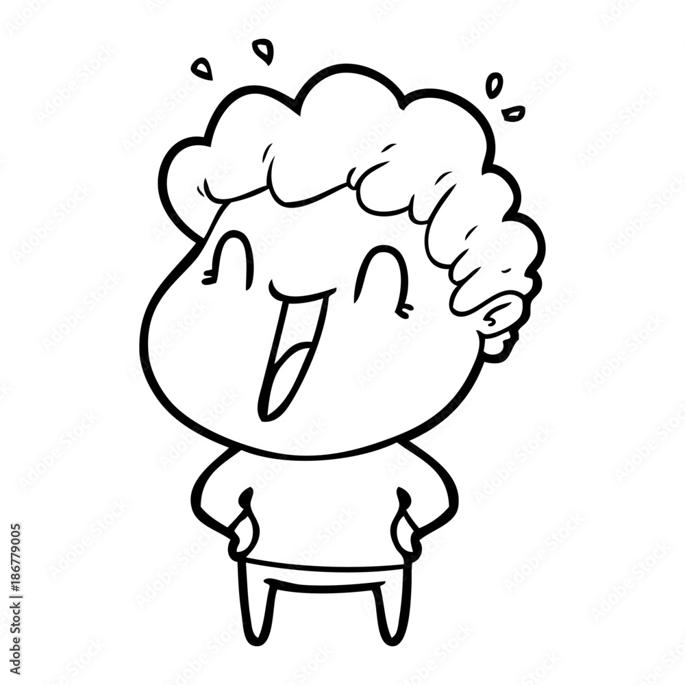 cartoon happy man cartoon happy man