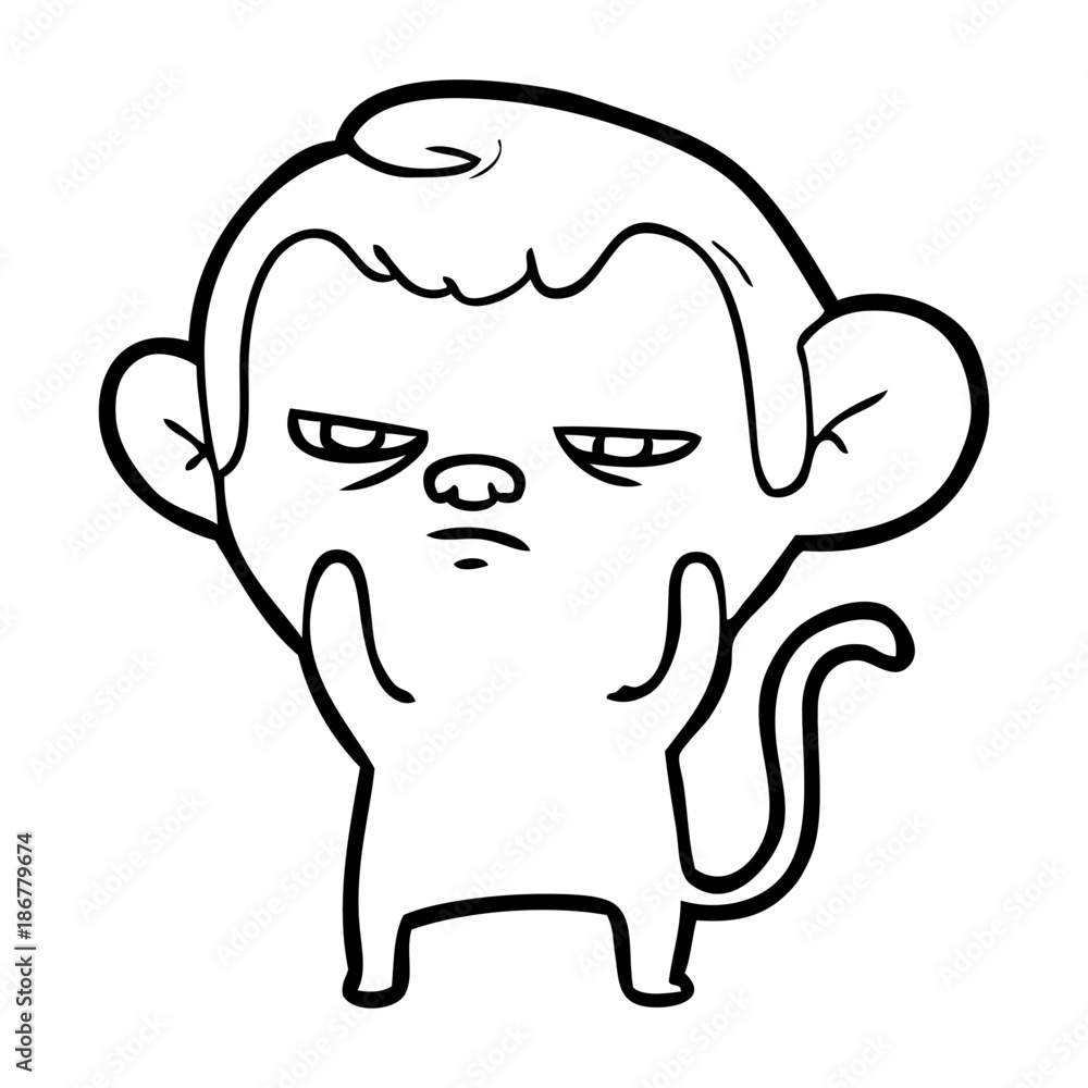 cartoon monkey cartoon monkey