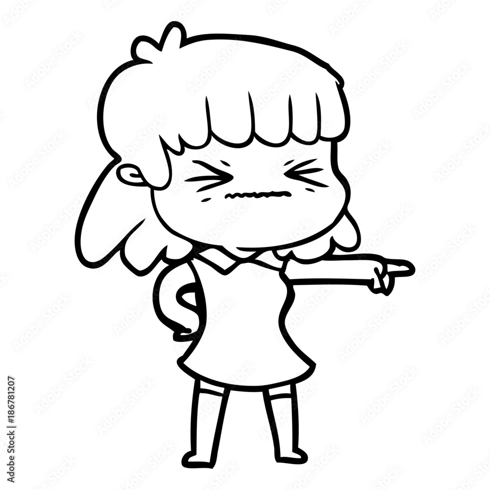 cartoon woman cartoon woman