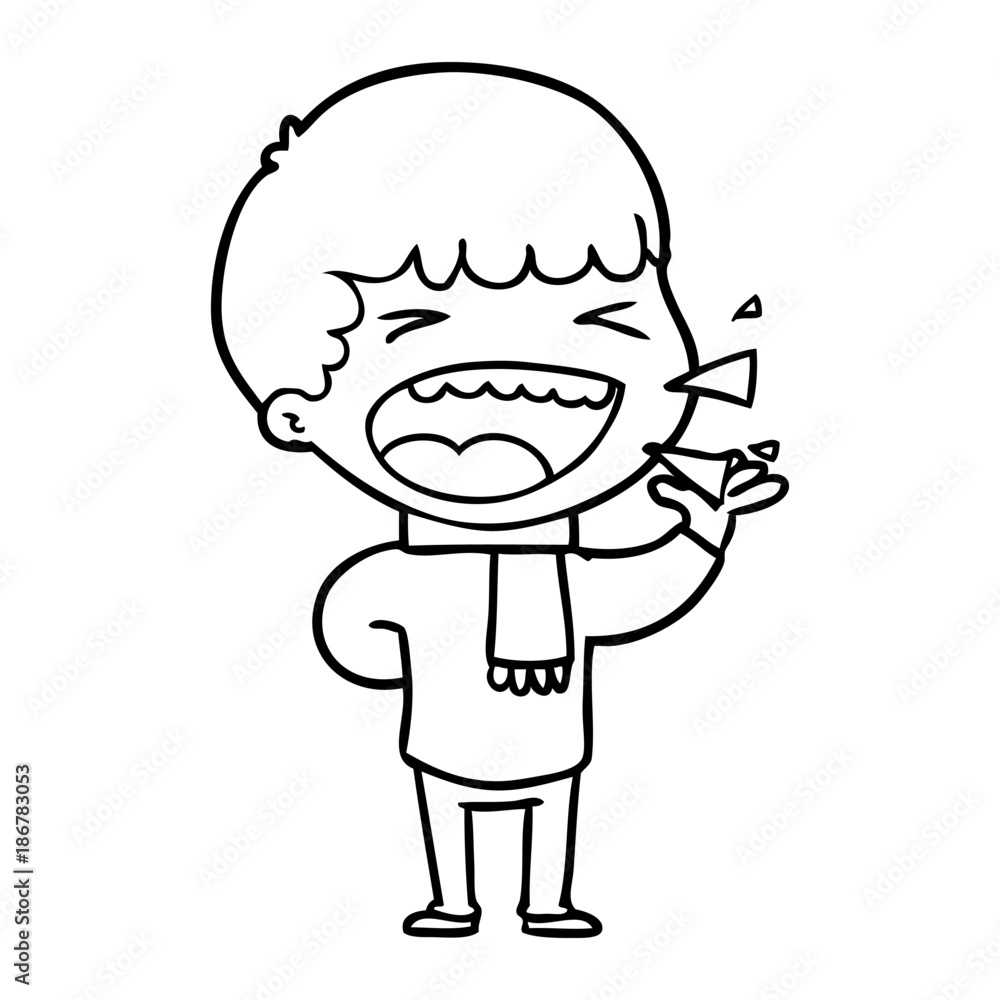 cartoon laughing man cartoon laughing man