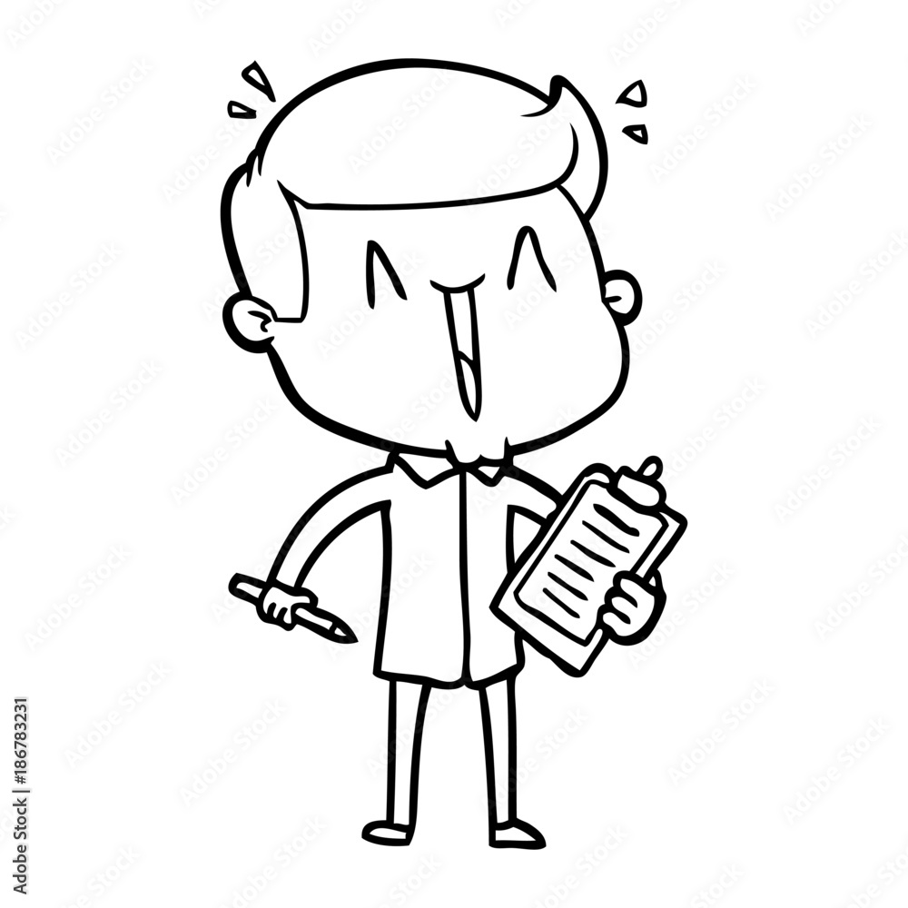 cartoon happy man cartoon happy man