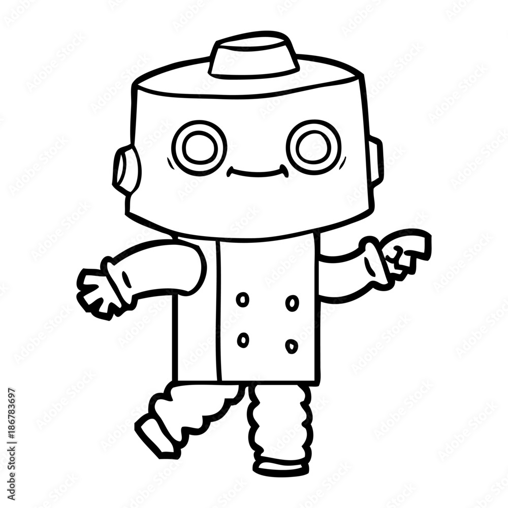 cartoon robot cartoon robot