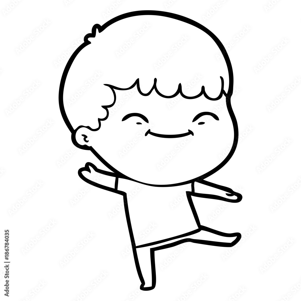cartoon happy boy cartoon happy boy