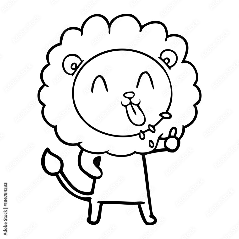 happy cartoon lion happy cartoon lion