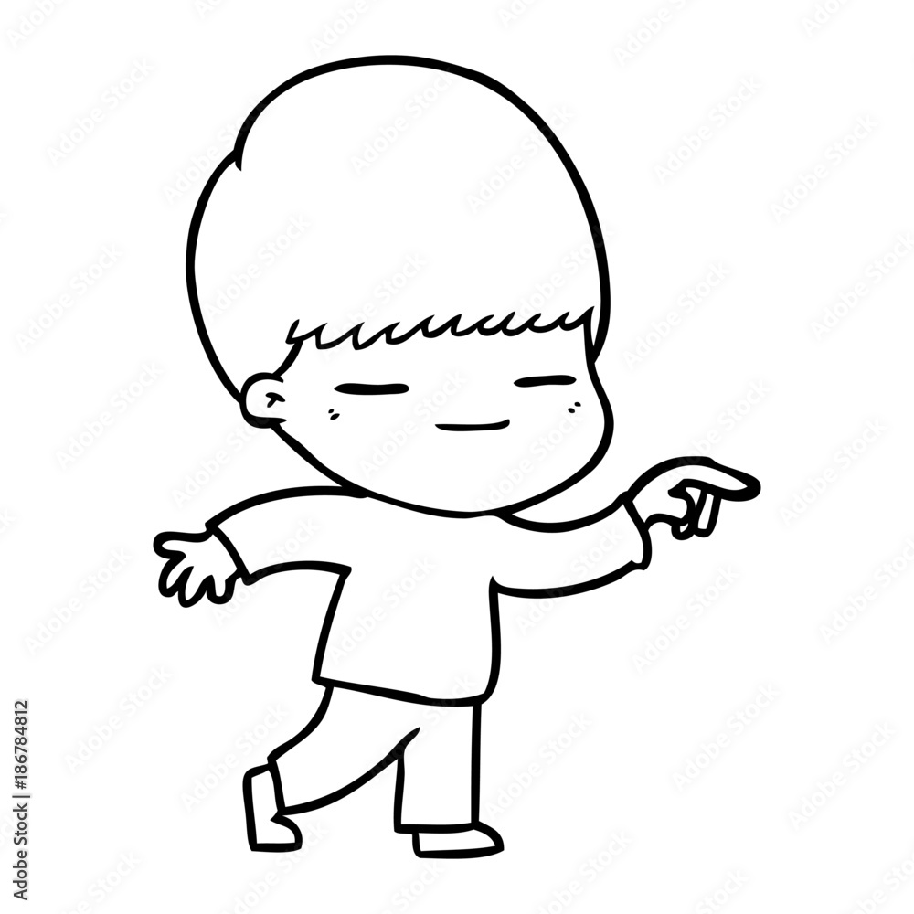 cartoon smug boy cartoon smug boy