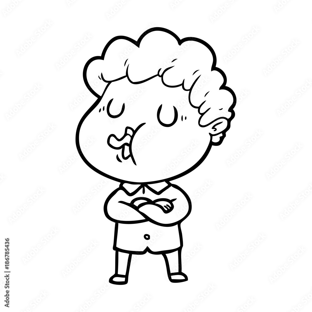 cartoon man singing cartoon man singing