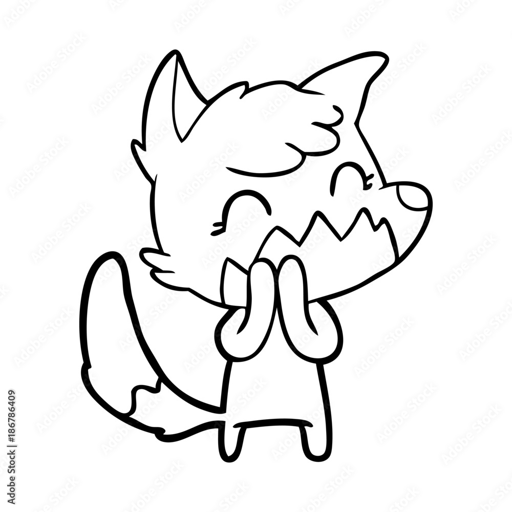 happy cartoon fox happy cartoon fox