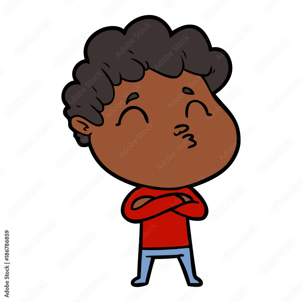 cartoon man pouting cartoon man pouting