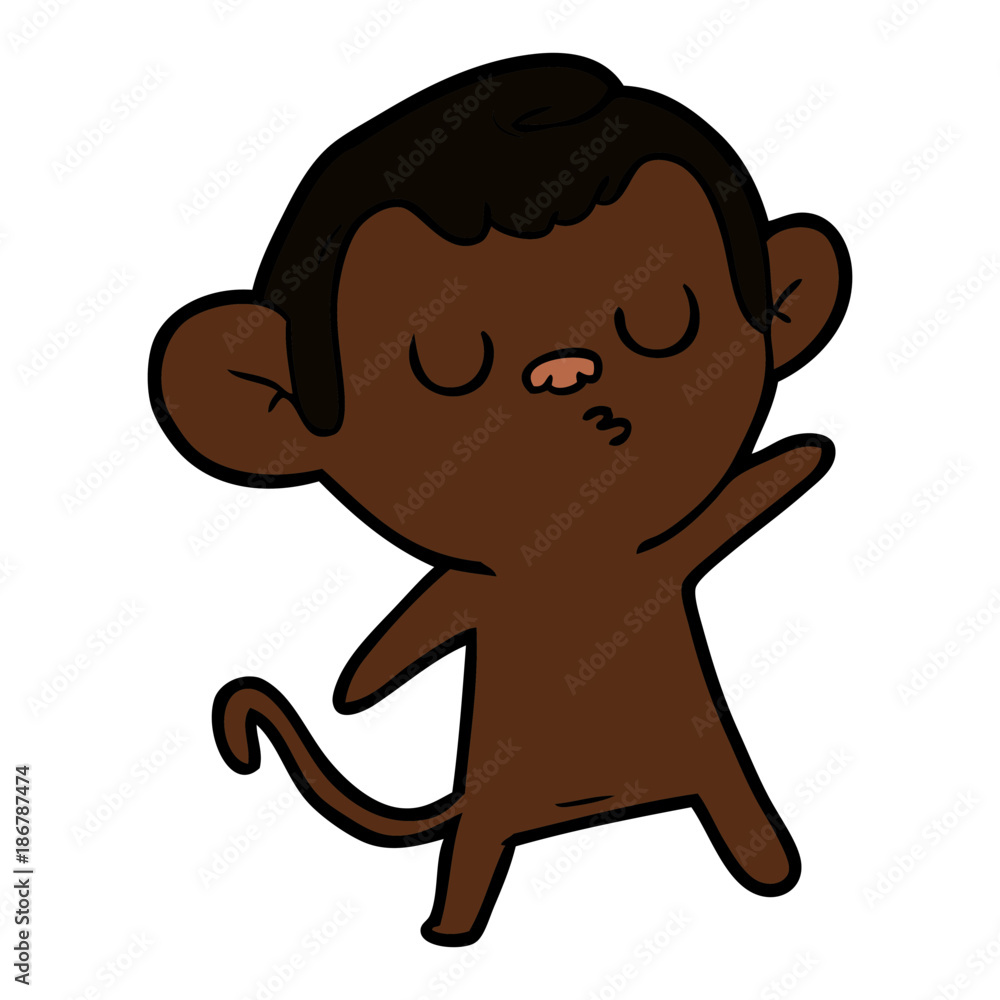cartoon monkey cartoon monkey