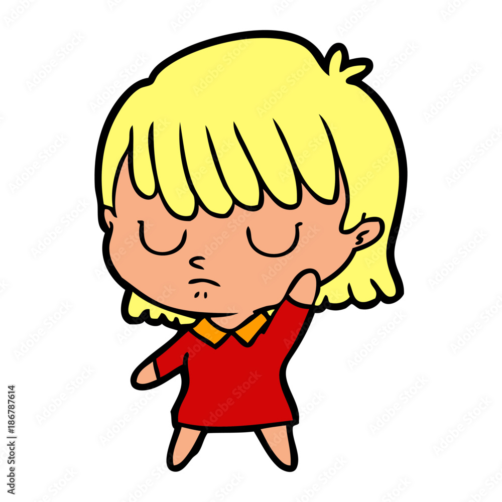 cartoon woman cartoon woman