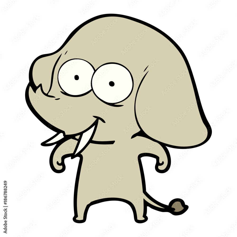 happy cartoon elephant happy cartoon elephant