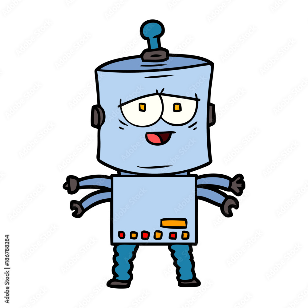 cartoon robot cartoon robot