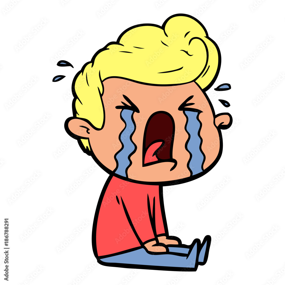 cartoon crying man cartoon crying man