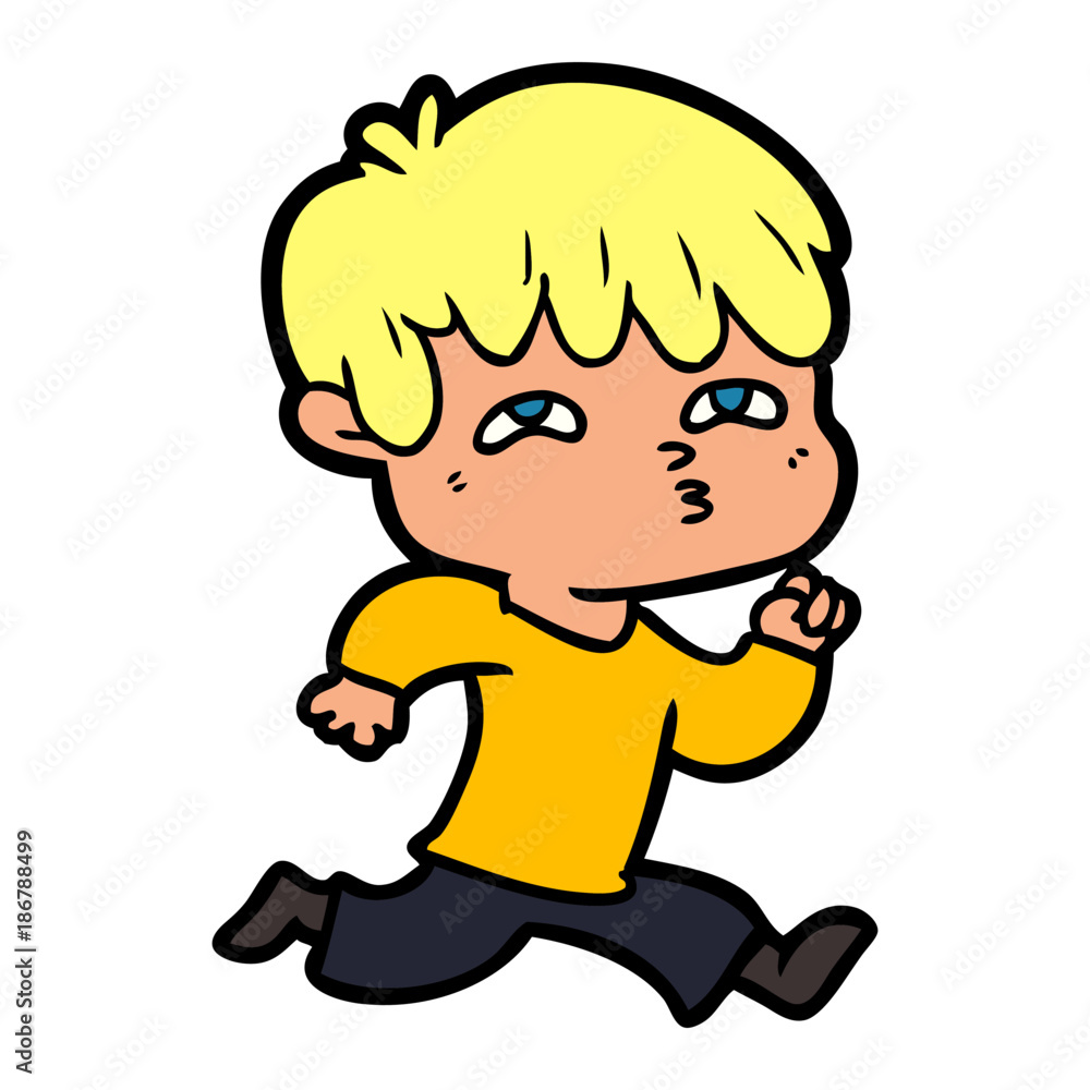 cartoon man confused cartoon man confused