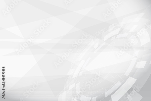 Abstract Grey Geometric Technology Background