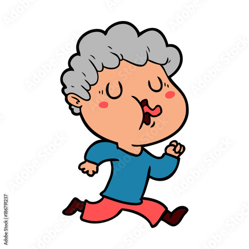 cartoon man singing