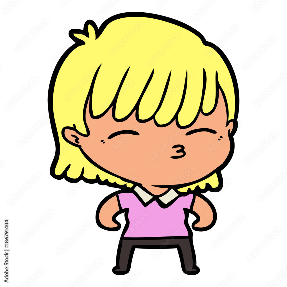 cartoon woman cartoon woman