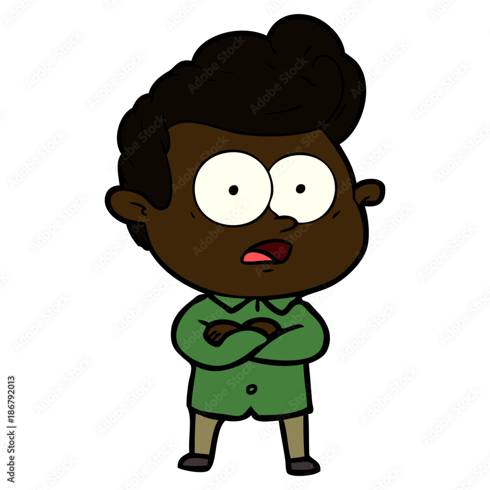 cartoon staring man cartoon staring man