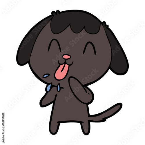 cute cartoon dog