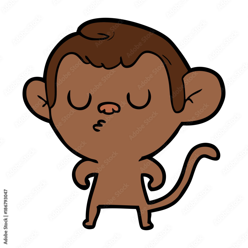 cartoon monkey cartoon monkey