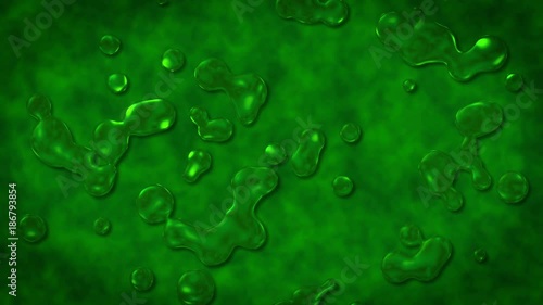 Abstract gooey slime background green