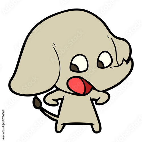 cute cartoon elephant