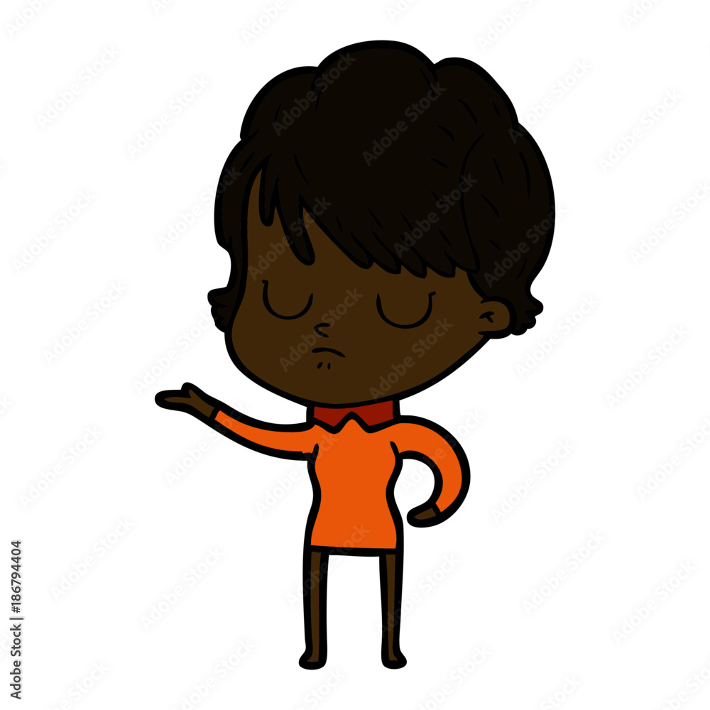 cartoon woman cartoon woman
