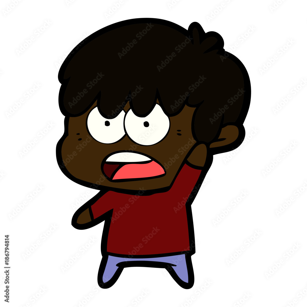 worried cartoon boy worried cartoon boy