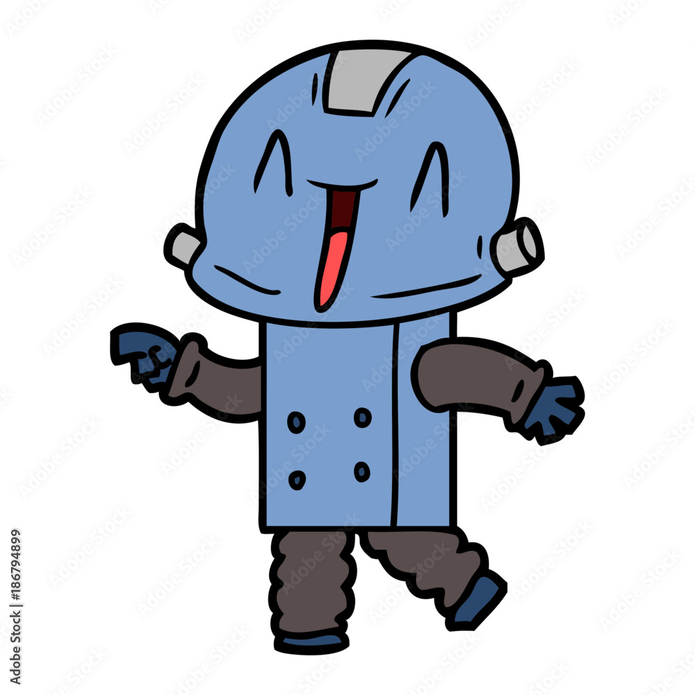 cartoon robot cartoon robot