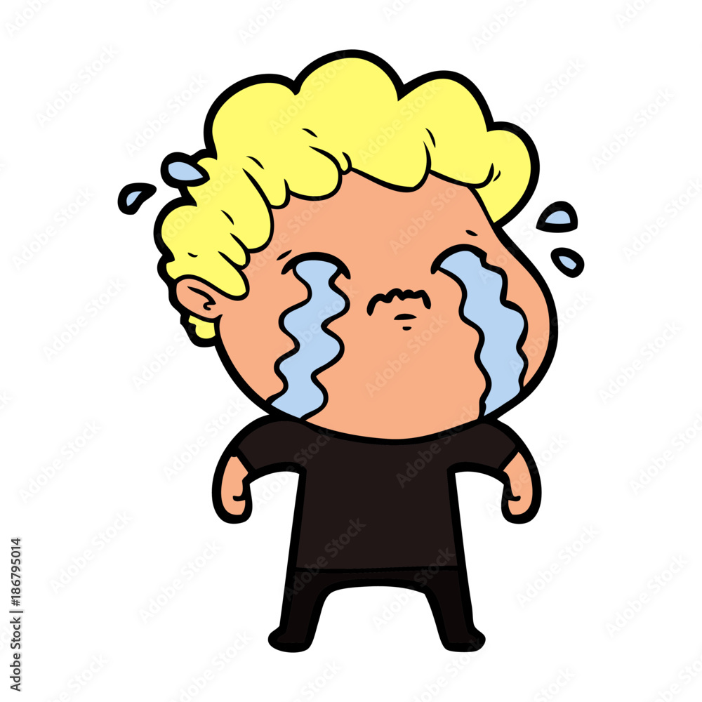 cartoon man crying cartoon man crying