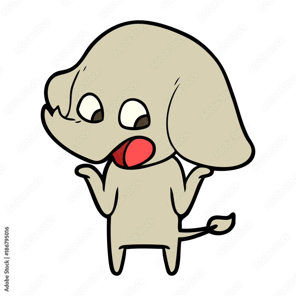 cute cartoon elephant