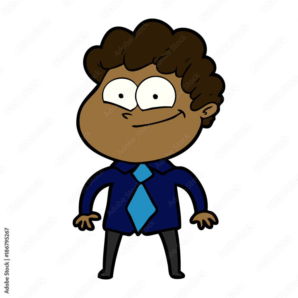 cartoon happy man cartoon happy man
