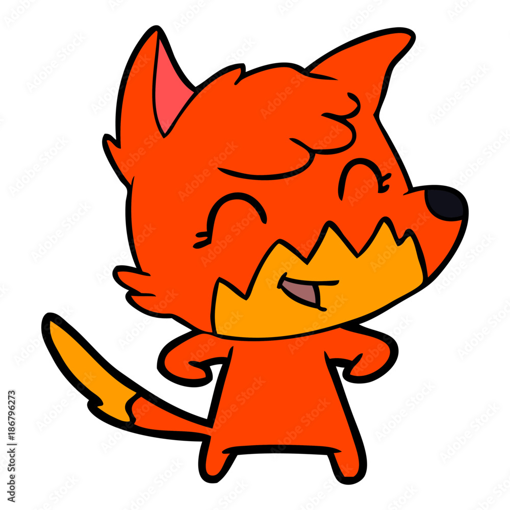 happy cartoon fox happy cartoon fox