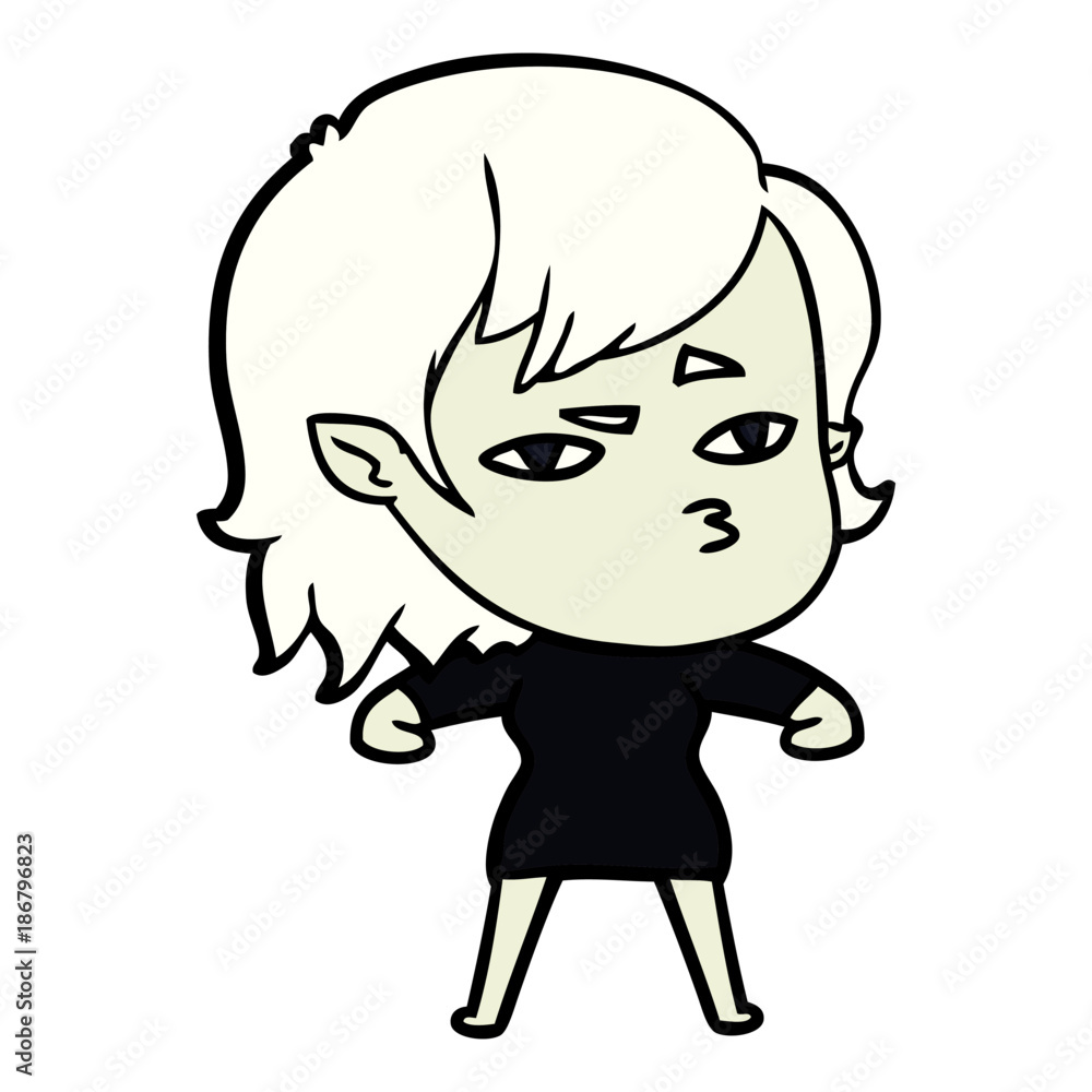 cartoon vampire girl cartoon vampire girl