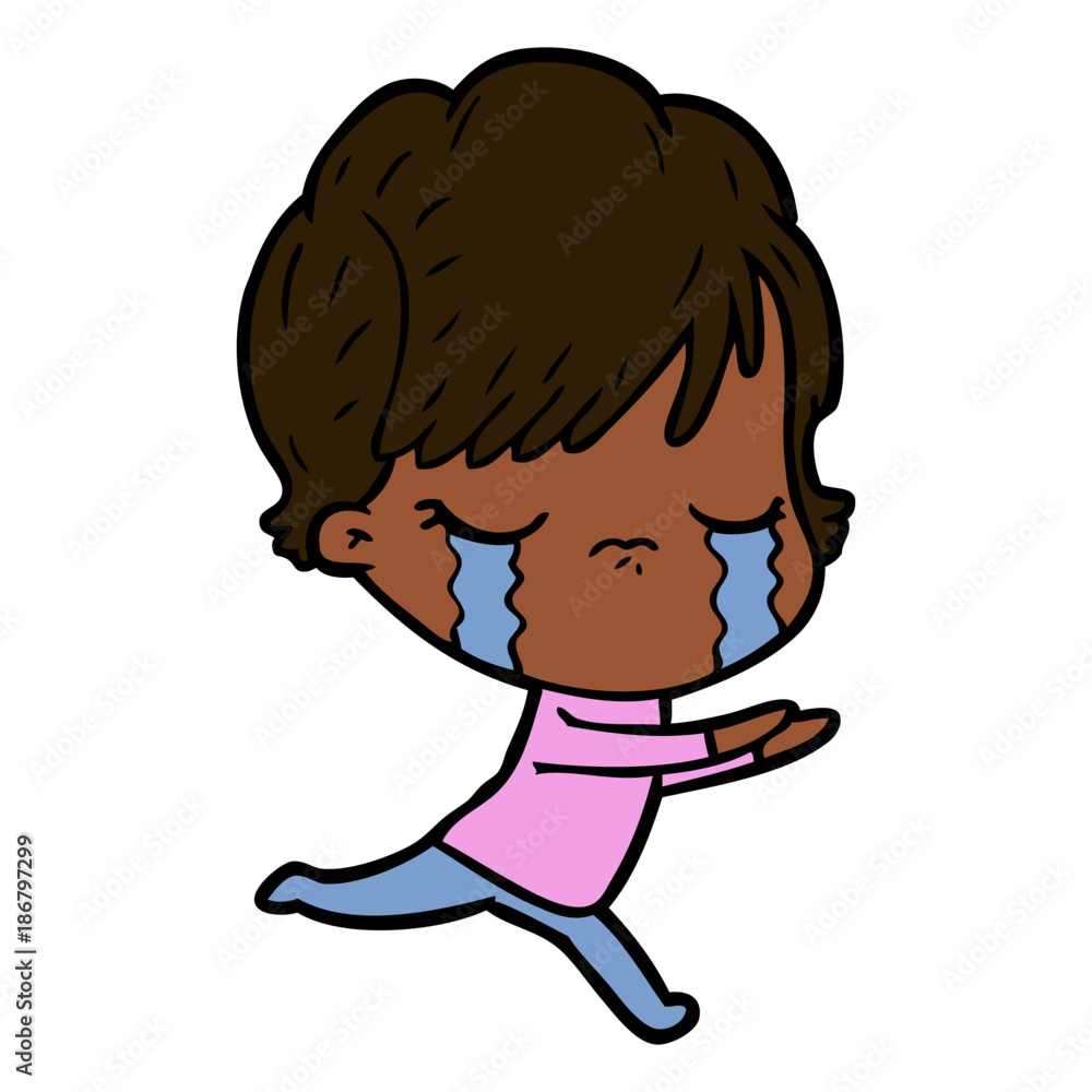 cartoon woman crying cartoon woman crying