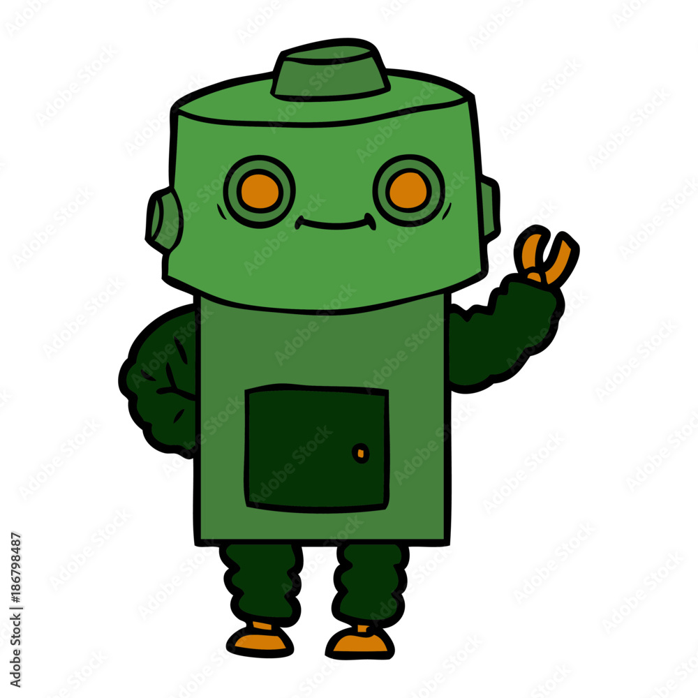 cartoon robot cartoon robot
