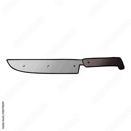 cartoon kitchen knife