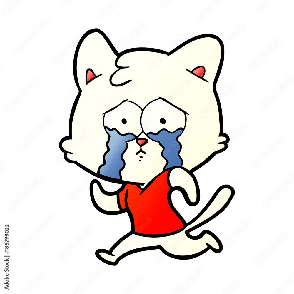 crying cartoon cat crying cartoon cat