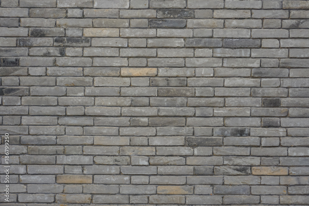 Obraz premium Green brick wall