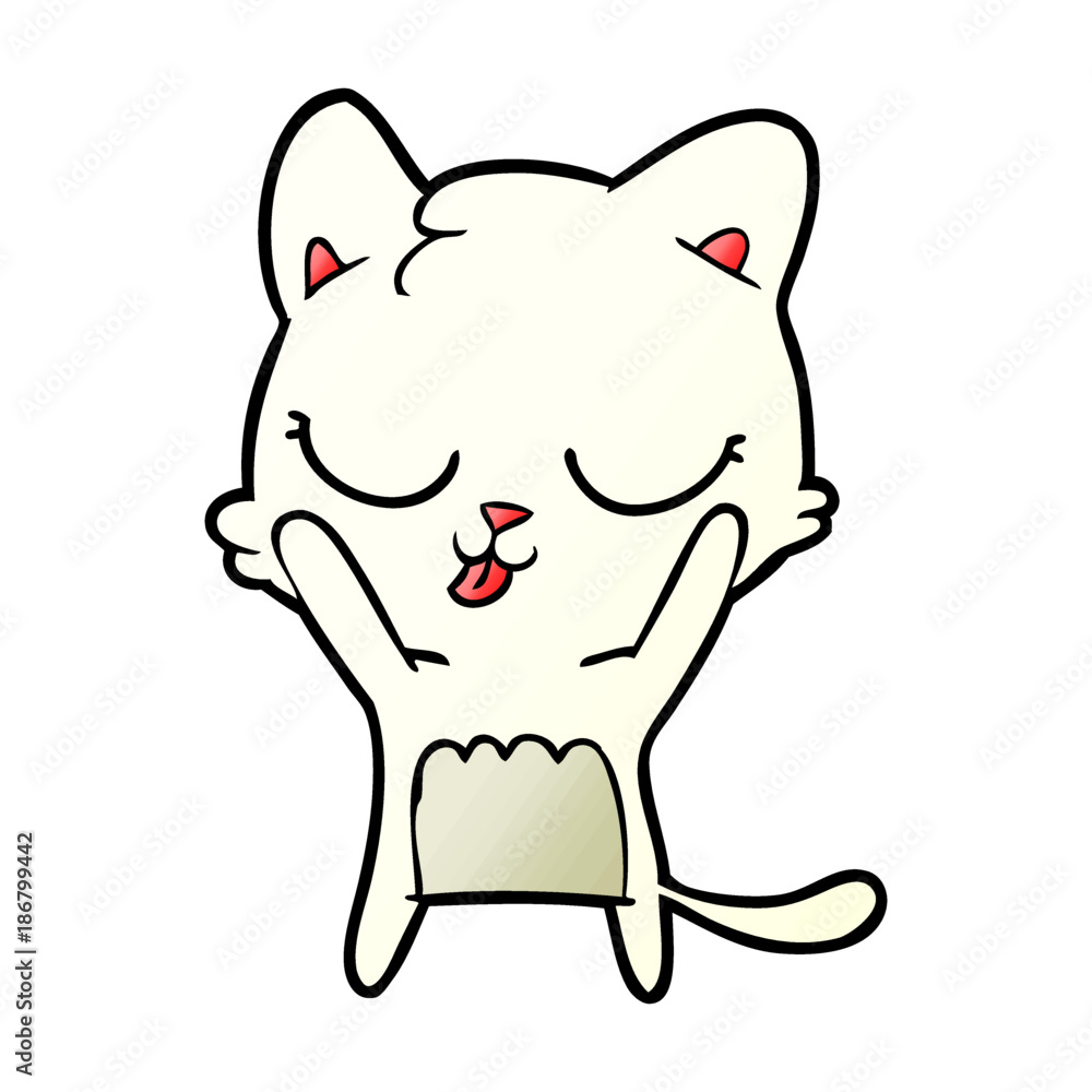 cute cartoon cat
