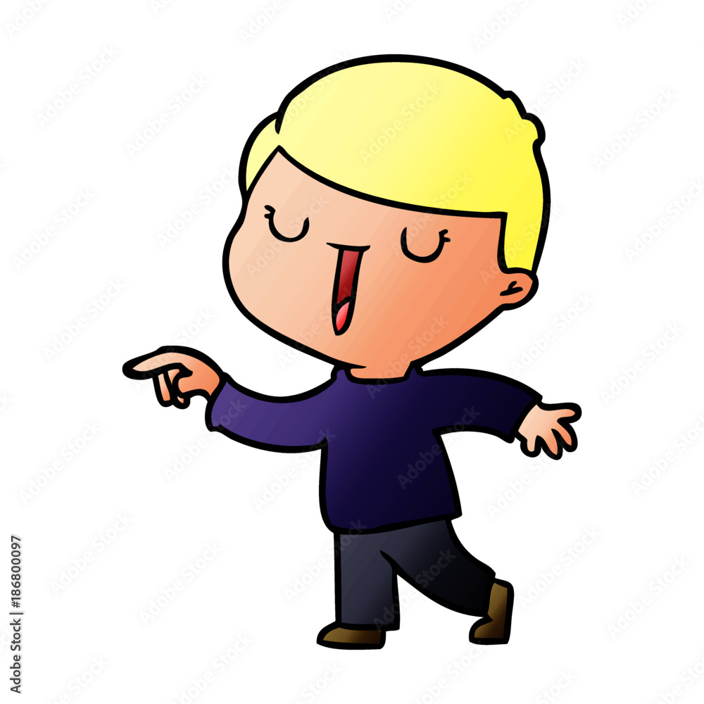 cartoon happy boy cartoon happy boy